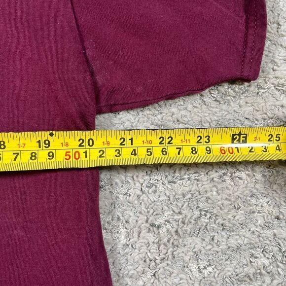 Anti Social Social Club Men’s Maroon Short Sleeve Tee T Shirt - Picture 5 of 6